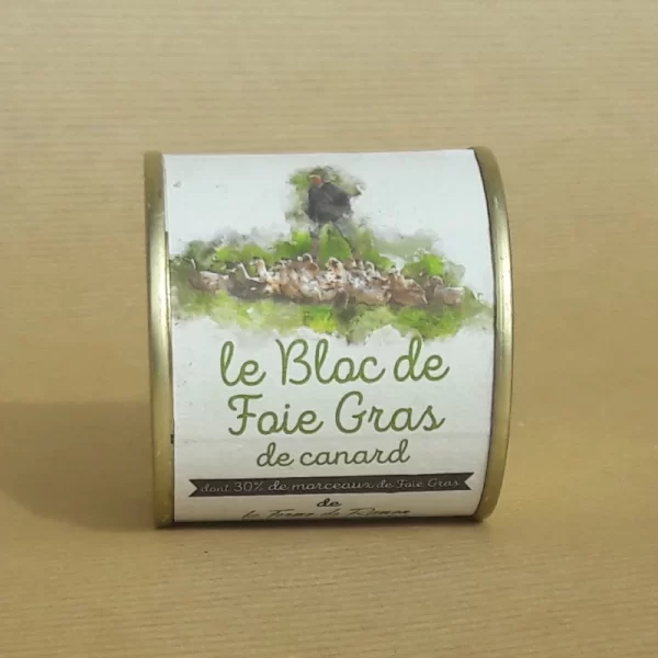 Bloc de foie gras de canard