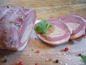 Magret fourré au foie gras