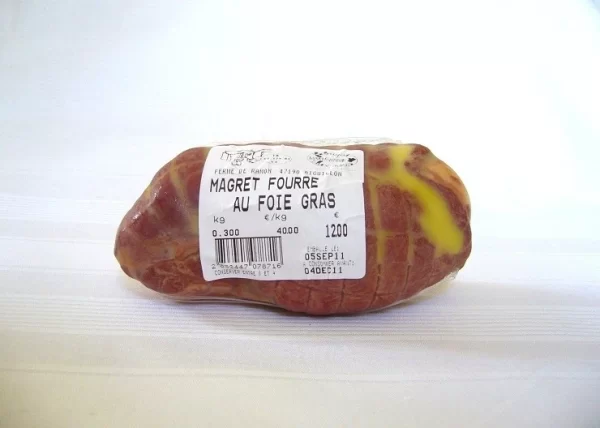 magret fourre au foie gras
